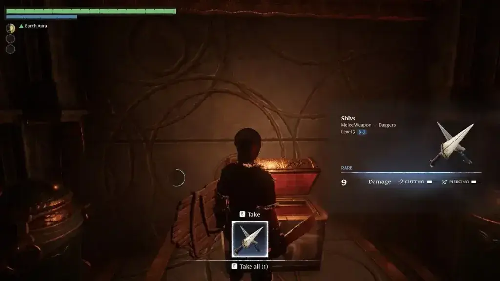 Open chest inside the Hunter Vault treasure room